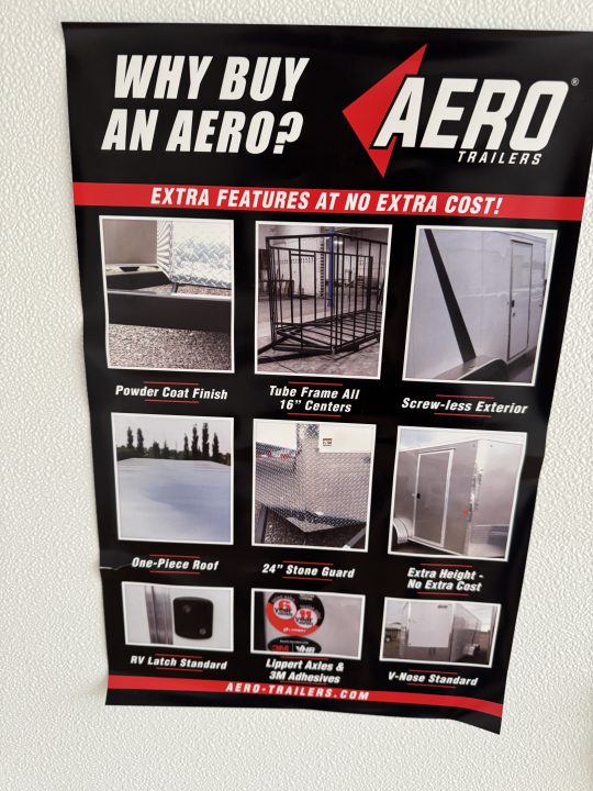 New 2026 AERO 7X12TA35 Cargo / Enclosed Trailer