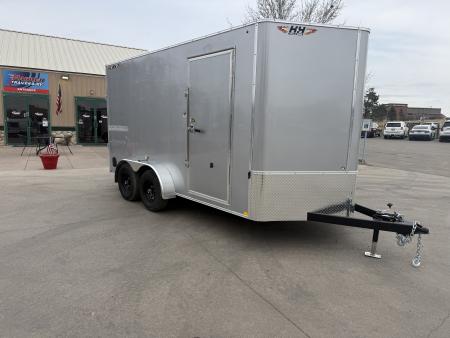New 2026 H&H Trailers 7x14 5K axles Enclosed Trailer