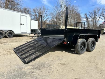 New 2026 BWISE 5x10 Dump Trailer Landscape package
