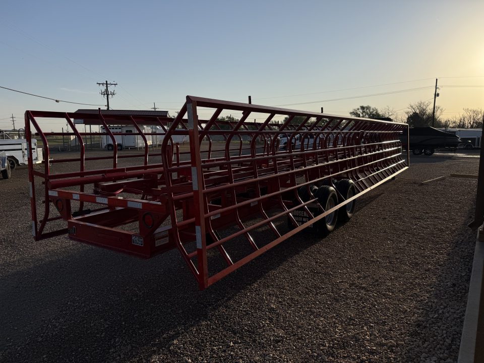 New 2026 Gooseneck Trailer MFG Hay Trailer