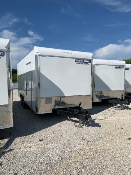 New 2026 Sure-Trac 8.5 x 20 14K Contractor Pro Double Rear Door Cargo / Enclosed Trailer