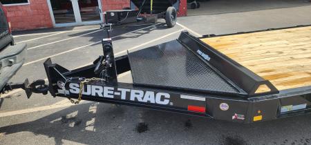 New 7 X 22 (19+3) Sure-Trac Pro Series I-Beam HD Implement Trailer, 17.6k GVWR **Loaded w/Standard Features