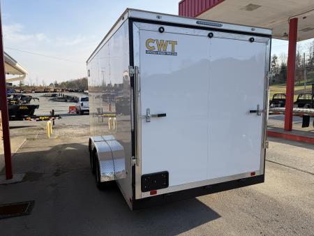 New 2026 Covered Wagon Trailers 7x16 Cargo Trailer, 7ft Interior Height,