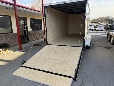 New 2026 Covered Wagon Trailers 7x16 Cargo Trailer, 7ft Interior Height,