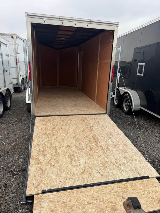 New 2026 6x14 + V-Nose Enclosed Trailer