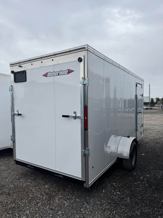 New 2026 6x14 + V-Nose Enclosed Trailer