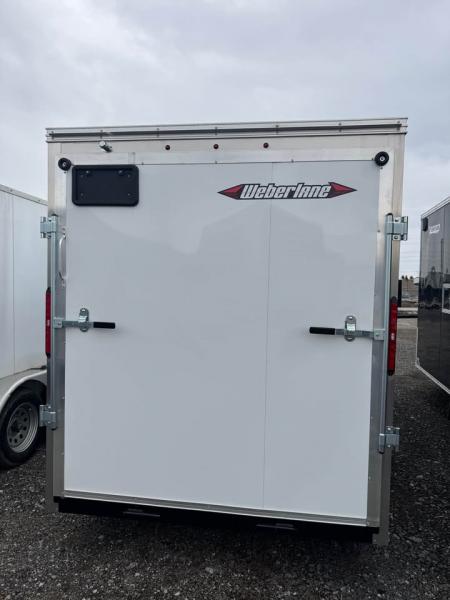 New 2026 6x14 + V-Nose Enclosed Trailer