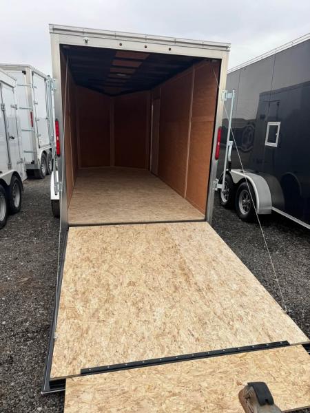 New 2026 6x14 + V-Nose Enclosed Trailer