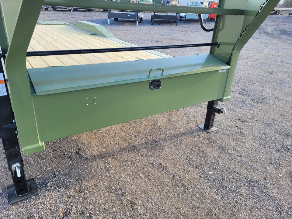 New 2026 Buckshot 102"x24' Gooseneck Equipment/Car Trailer W/8K Axles