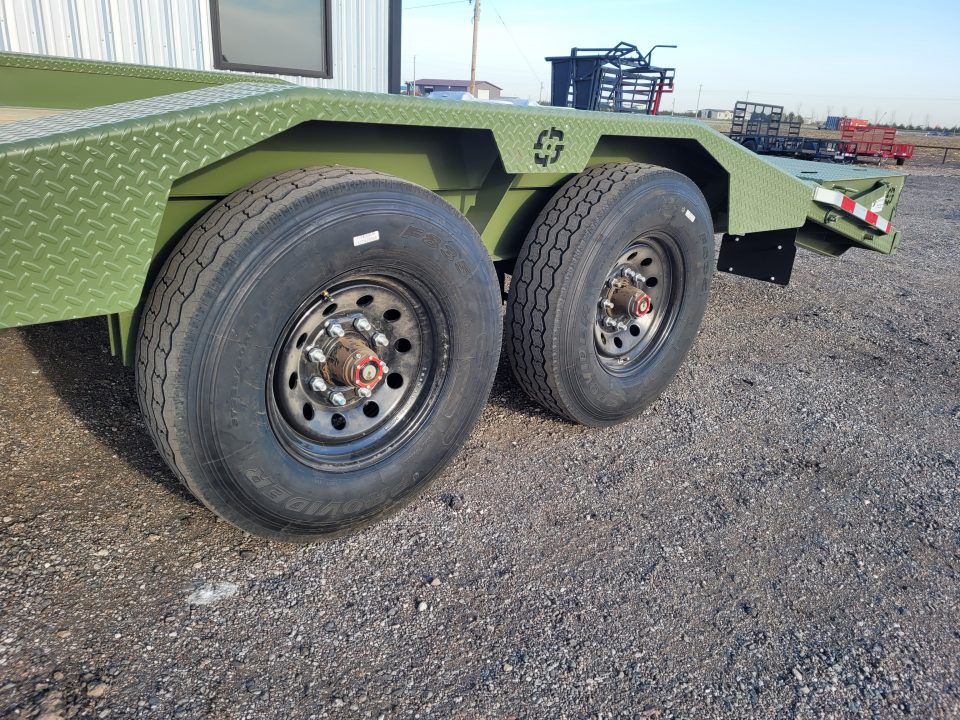 New 2026 Buckshot 102"x24' Gooseneck Equipment/Car Trailer W/8K Axles