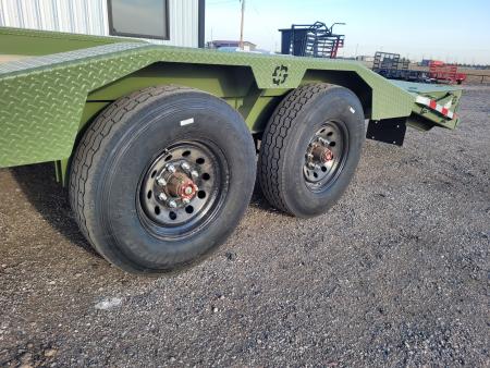 New 2026 Buckshot 102"x24' Gooseneck Equipment/Car Trailer W/8K Axles