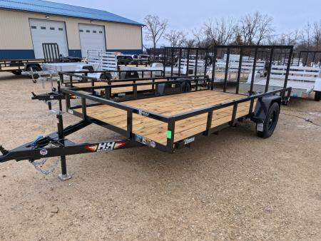 New 2026 H&H 82 x 14 Rail Side Utility with 3K Idler