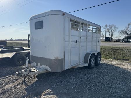 Used 2014 Calico Trailers 2H Slant Horse Trailer