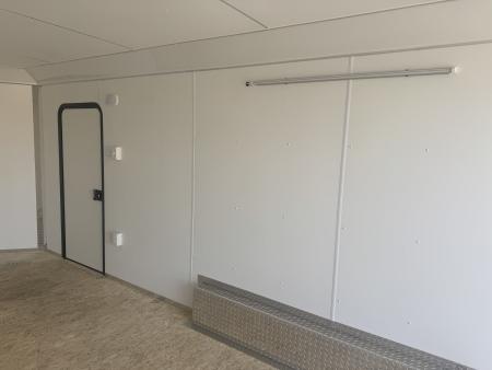 New 2026 8x20 + 3' V-Nose Enclosed Aluminum Legend Trailer with 7' Interior Height