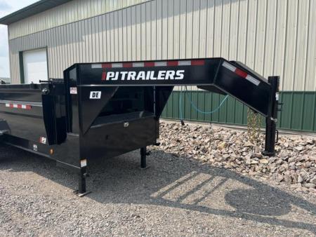 New 2026 16' 20k PJ Gooseneck HD Dump Trailer