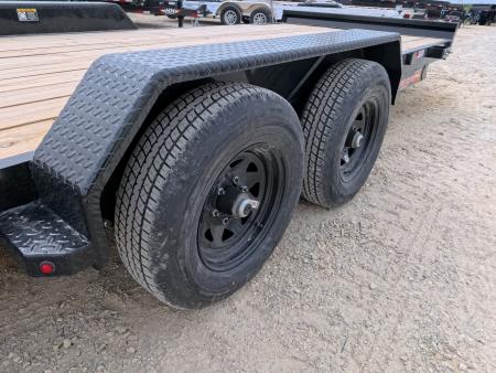 New 2026 H&H Trailers 82 x 20 Electric Tilt Speed Loader Car Hauler, Black with 10K GVWR