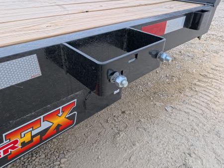 New 2026 H&H Trailers 82 x 20 Electric Tilt Speed Loader Car Hauler, Black with 10K GVWR
