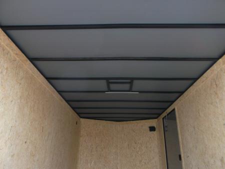 New 2026 Covered Wagon Trailers 8.5x16 Cargo Trailer / Car Hauler / 5200# Axles / 7ft Interior Height / 48" RV Side Door / Bed Lined RV Step / .080 Silver Semi-Screwless Exterior / 60" Triple Tube Tongue / Extra Wide Ramp / Black Out Package