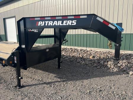 New 2026 25' 14k PJ Gooseneck Flatbed Trailer