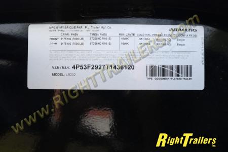 New 2026 8.5X20 PJ Gooseneck Equipment Trailer