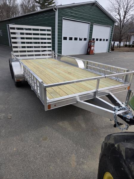 New 2026 Nitro 6.5x16 aluminum utility trailer torsion axle with atv ramp kit Utility Trailer