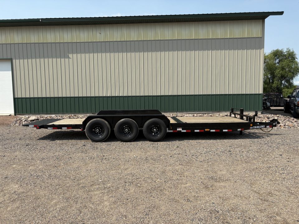 New 2026 PJ Trailers 24' Channel Equipment Tilt Trailer
