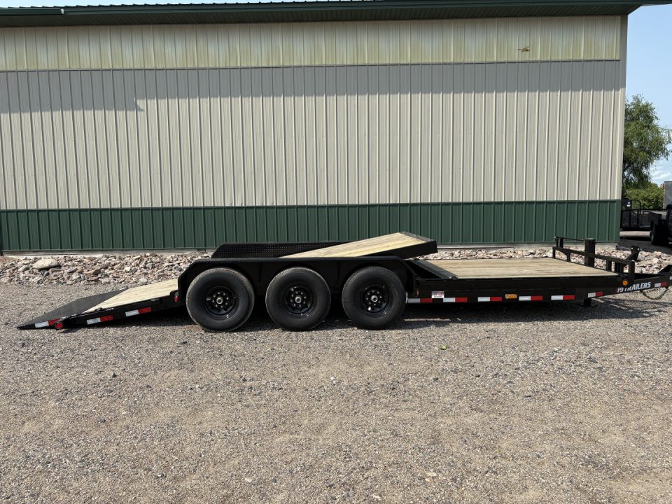 New 2026 PJ Trailers 24' Channel Equipment Tilt Trailer