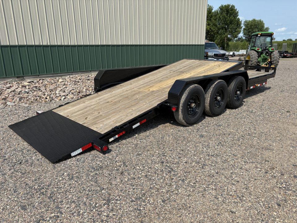 New 2026 PJ Trailers 24' Channel Equipment Tilt Trailer