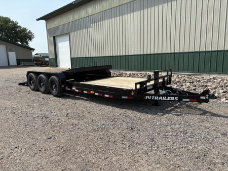 New 2026 PJ Trailers 24' Channel Equipment Tilt Trailer