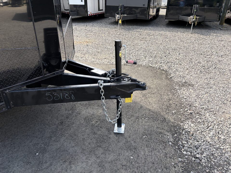 New 2026 Spartan 8.5x24 Enclosed Trailer, Black Polycor, Preferred Package Pro Series, 10K GVWR, 7' Interior, Lighting Package