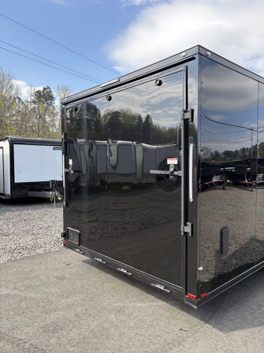 New 2026 Spartan 8.5x24 Enclosed Trailer, Black Polycor, Preferred Package Pro Series, 10K GVWR, 7' Interior, Lighting Package