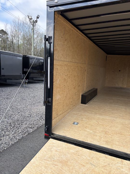 New 2026 Spartan 8.5x24 Enclosed Trailer, Black Polycor, Preferred Package Pro Series, 10K GVWR, 7' Interior, Lighting Package