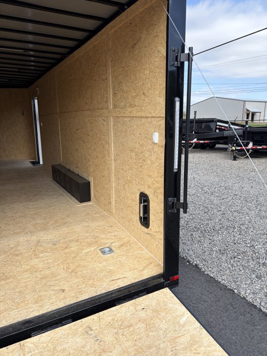 New 2026 Spartan 8.5x24 Enclosed Trailer, Black Polycor, Preferred Package Pro Series, 10K GVWR, 7' Interior, Lighting Package