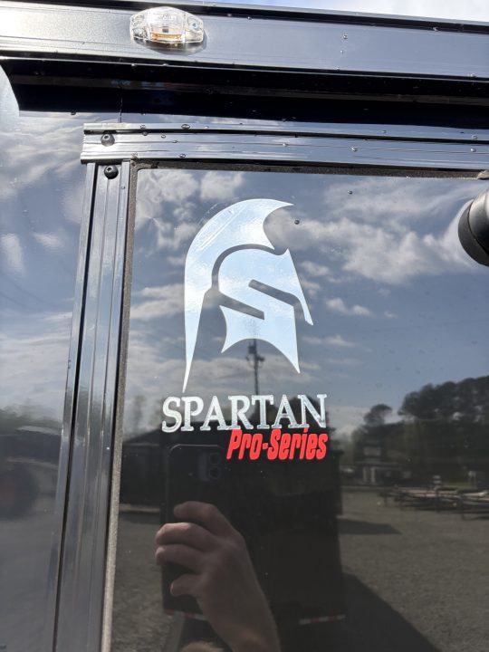 New 2026 Spartan 8.5x24 Enclosed Trailer, Black Polycor, Preferred Package Pro Series, 10K GVWR, 7' Interior, Lighting Package