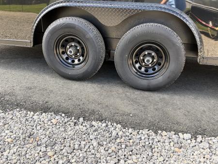 New 2026 Spartan 8.5x24 Enclosed Trailer, Black Polycor, Preferred Package Pro Series, 10K GVWR, 7' Interior, Lighting Package