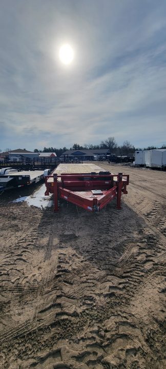 New 2026 Load Trail 102X22 14K RED W/WINCH Tilt Trailer