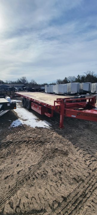 New 2026 Load Trail 102X22 14K RED W/WINCH Tilt Trailer