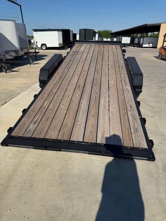 New 2025 H&H Trailers 82x20 OPEN CAR HAULER POWER TILT Equipment Trailer