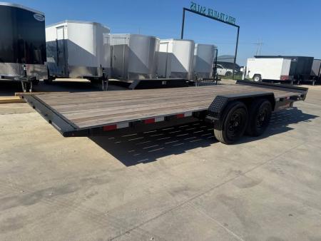 New 2025 H&H Trailers 82x20 OPEN CAR HAULER POWER TILT Equipment Trailer