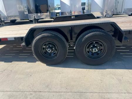 New 2025 H&H Trailers 82x20 OPEN CAR HAULER POWER TILT Equipment Trailer