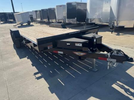New 2025 H&H Trailers 82x20 OPEN CAR HAULER POWER TILT Equipment Trailer