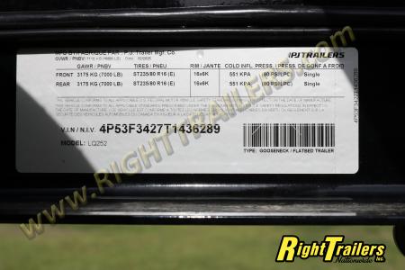 New 2026 8.5X25 PJ Gooseneck Equipment Trailer