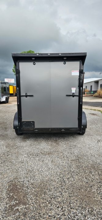 New 2026 Family Trailer 6x12 Tandem Axles Cargo / Enclosed Trailer-Screwless Exterior-Blackout Pkg- Rear Spoiler