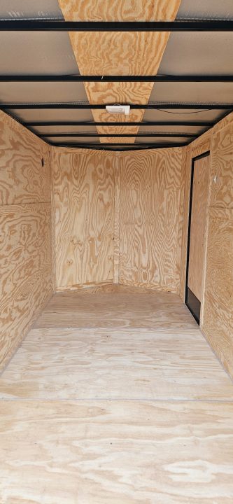 New 2026 Family Trailer 6x12 Tandem Axles Cargo / Enclosed Trailer-Screwless Exterior-Blackout Pkg- Rear Spoiler