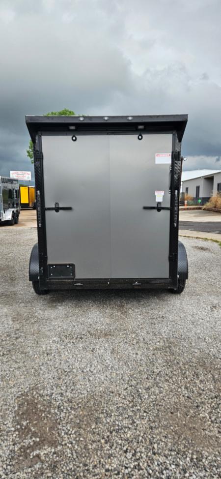 New 2026 Family Trailer 6x12 Tandem Axles Cargo / Enclosed Trailer-Screwless Exterior-Blackout Pkg- Rear Spoiler