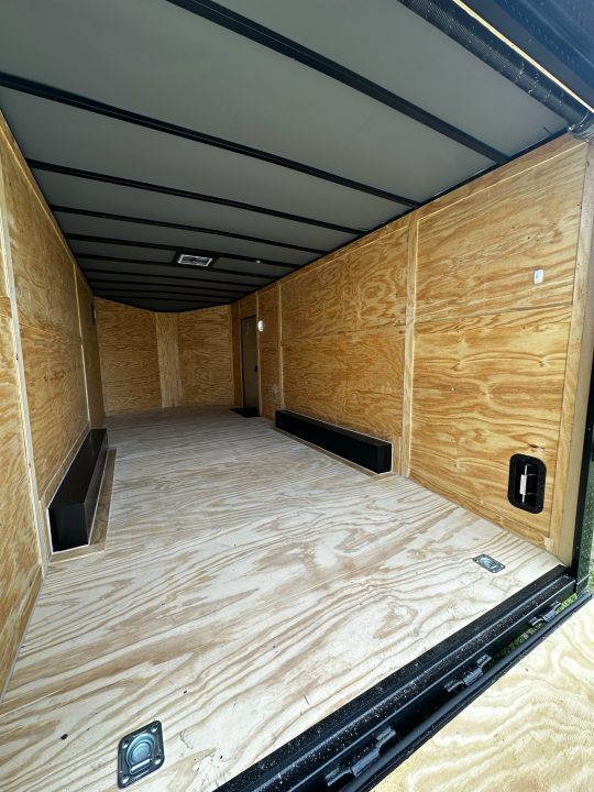 New 2026 Luxe 2026 Lu2026 Luxe 8.5x20 Car Hauler 5200 lb torsions Black poly-Blackout- Enclosed Car Hauler