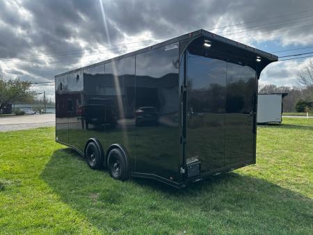 New 2026 Luxe 2026 Lu2026 Luxe 8.5x20 Car Hauler 5200 lb torsions Black poly-Blackout- Enclosed Car Hauler