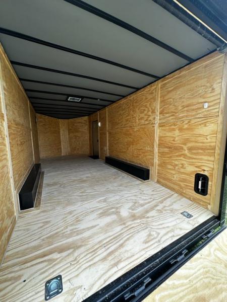 New 2026 Luxe 2026 Lu2026 Luxe 8.5x20 Car Hauler 5200 lb torsions Black poly-Blackout- Enclosed Car Hauler