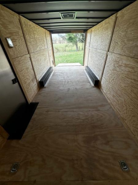 New 2026 Luxe 2026 Lu2026 Luxe 8.5x20 Car Hauler 5200 lb torsions Black poly-Blackout- Enclosed Car Hauler
