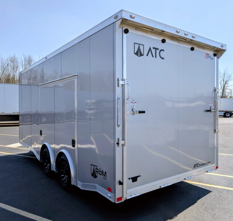New ATC 8.5x20' RoM 400 Base Edition Extra Height Aluminum Car / Racing Trailer